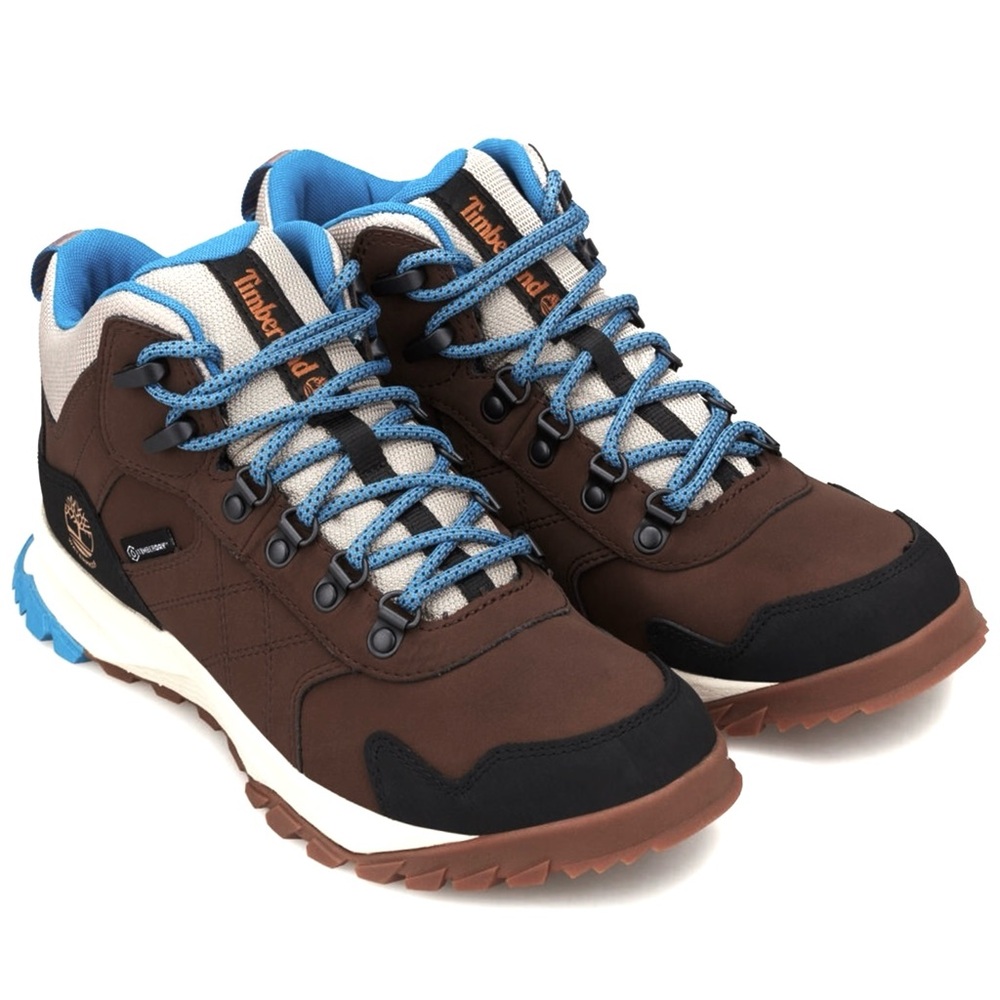 TIMBERLAND BROWN WATERPROOF MID HIKER BOOTS